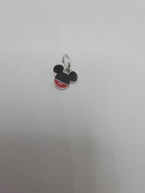Authentic Retired Pandora Disney Mickey Mouse Red Enamel Charm S925 ALE